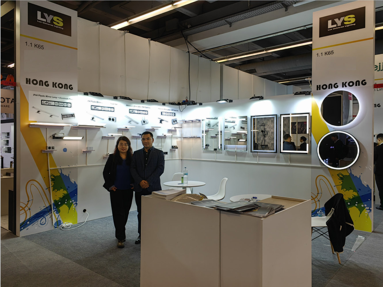 Naša výstava LED zrkadiel na ISH Frankfurt 2023 - Novinky - Ningbo Lux Universe Lighting Technology Co., Ltd.